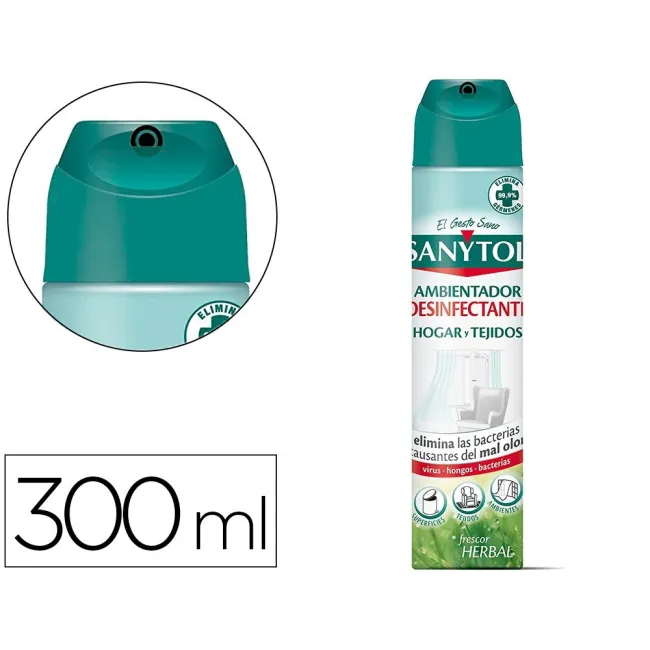 AMBIENTADOR SANYTOL DESINFECTANTE PARA HOGAR Y TEJIDOS SPRAY BOTE D...