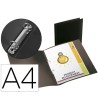 CARPETA LIDERPAPEL 2 ANILLAS MIXTAS MINI 15 MM POLIPROPILENO DIN A4...