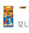 LAPICES DE COLORES BIC KID EVOLUTION ESTUCHE DE 12 COLORES SURTIDOS...