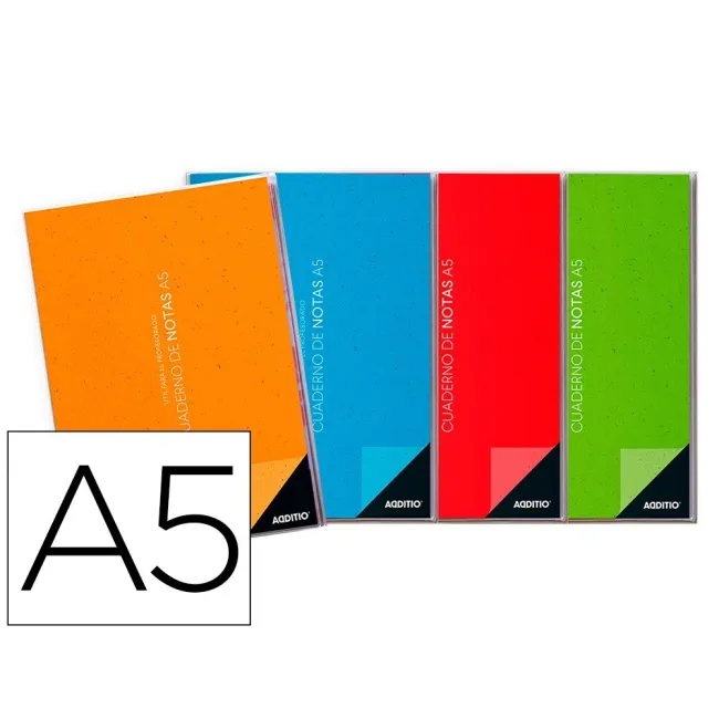BLOC NOTAS ADDITIO A5 HORARIO PLANIFICACION MENSUAL PLAN DE CURSO