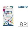 ROTULADOR GIOTTO TURBO GLITTER PURPURINA CAJA DE 8 UNIDADES