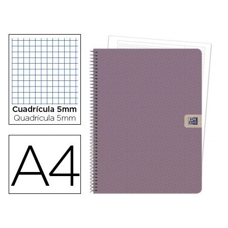 CUADERNO ESPIRAL OXFORD TAPA EXTRADURA EUROPEAN BOOK 1 NATURE DIN A...