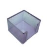 SOPORTE TACO DE PAPEL Q-CONNECT METALICO REJILLA PLATA 95X95X80 MM