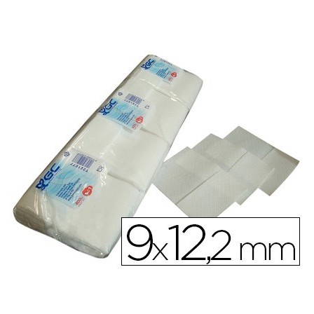 SERVILLETA MINI SERVIS BLANCA 9X12'2 CMS PAQUETE DE 400 1 CAPA