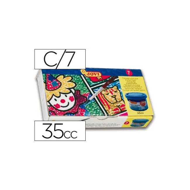 TEMPERA JOVI 35 CC -7 COLORES SURTIDOS