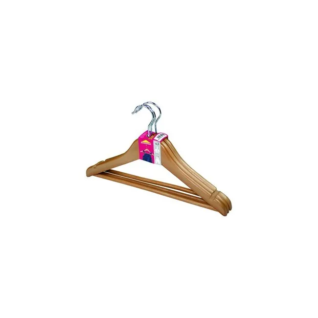 PERCHA DE MADERA INFANTIL PACK DE 3 UNIDADES
