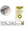 SEPARADOR EXACOMPTA CARTULINA RECICLADA JUEGO DE 100 SEPARADORES 10...