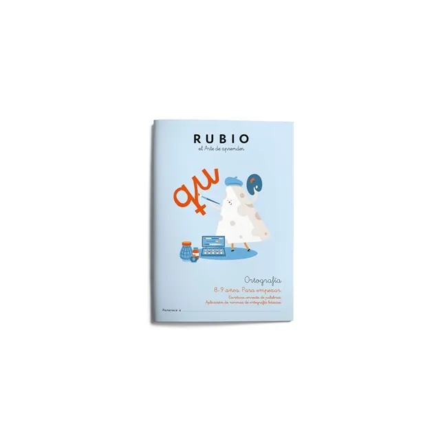 CUADERNO RUBIO ORTOGRAFIA 8-9 AÑOS PARA EMPEZARá