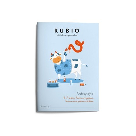CUADERNO RUBIO ORTOGRAFIA 6-7 AÑOS PARA EMPEZARá