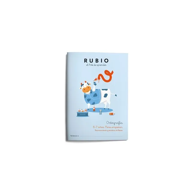 CUADERNO RUBIO ORTOGRAFIA 6-7 AÑOS PARA EMPEZARá