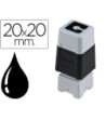 SELLO AUTOMATICO BROTHER 20 MM X 20 MM NEGRO