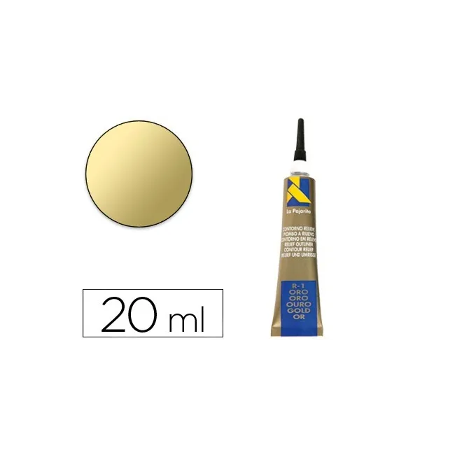 CONTORNO RELIEVE ORO R-1 LA PAJARITA