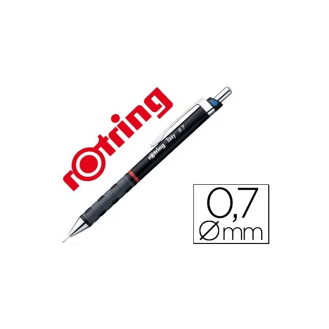 PORTAMINAS ROTRING TIKKY 0,7 MM NEGRO