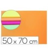 GOMA EVA LIDERPAPEL 50X70CM 60G/M2 ESPESOR 2MM FLUOR NARANJA