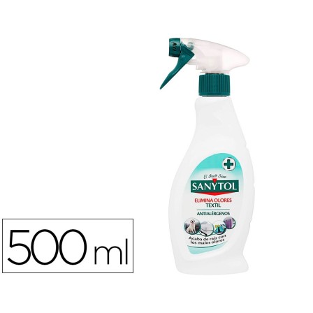 QUITAOLOR DESINFECTANTE SANYTOL PARA TEXTIL CON PULVERIZADOR BOTE D...