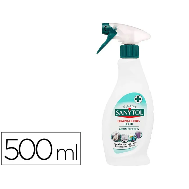 QUITAOLOR DESINFECTANTE SANYTOL PARA TEXTIL CON PULVERIZADOR BOTE D...