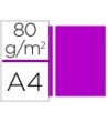 PAPEL COLOR LIDERPAPEL A4 80G/M2 FUCSIA PAQUETE DE 100
