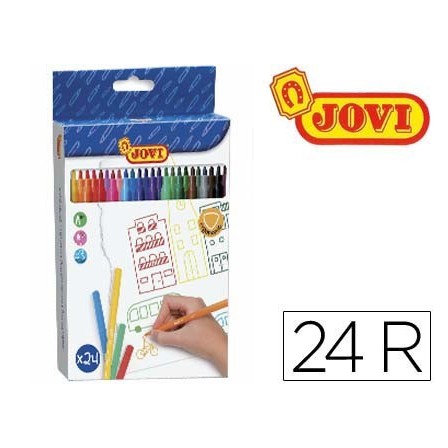 ROTULADOR JOVI CAJA 24 COLORES