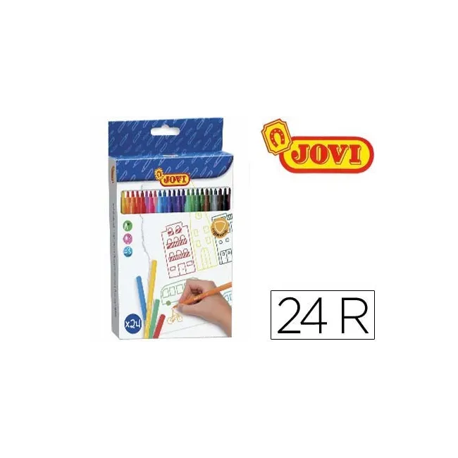 ROTULADOR JOVI CAJA 24 COLORES
