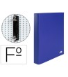 CARPETA DE 2 ANILLAS 25MM MIXTAS LIDERPAPEL FOLIO CARTON FORRADO PA...