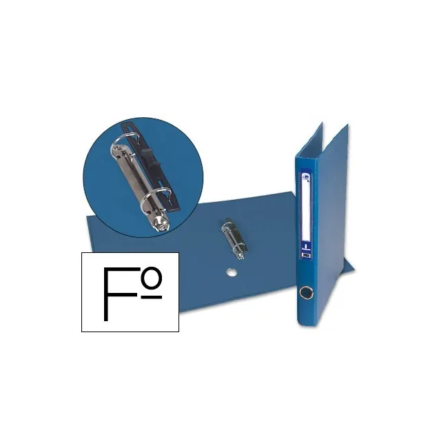 CARPETA DE 2 ANILLAS 25MM MIXT AS LIDERPAPEL FOLIO FORRADO PAPERCOA...