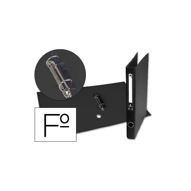 CARPETA DE 2 ANILLAS 25MM MIXT AS LIDERPAPEL FOLIO FORRADO PAPERCOA...
