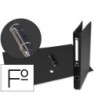 CARPETA DE 2 ANILLAS 25MM MIXT AS LIDERPAPEL FOLIO FORRADO PAPERCOA...