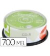 CD-R Q-CONNECT CAPACIDAD 700MBDURACION 80MIN VELOCIDAD 52X BOTE DE ...