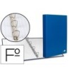CARPETA DE 4 ANILLAS 25MM MIXTAS LIDERPAPEL FOLIO CARTON FORRADO PA...