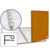 CARPETA DE 4 ANILLAS 25MM MIXTAS LIDERPAPEL FOLIO CARTON FORRADO PA...