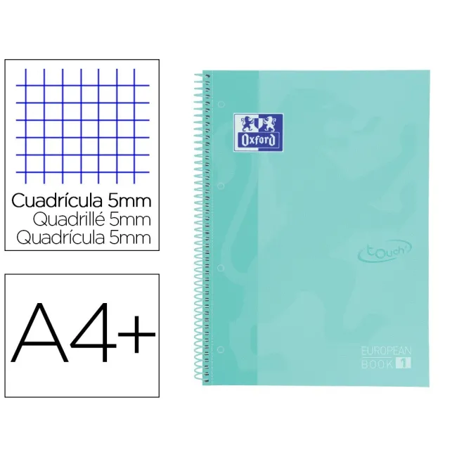 CUADERNO ESPIRAL OXFORD EBOOK 1 SCHOOL TOUCH TE DIN A4+ 80 HOJAS CU...