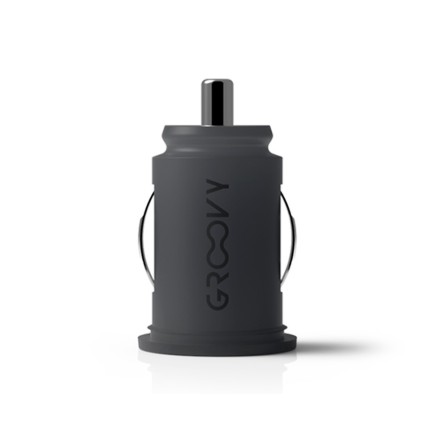 CARGADOR DE COCHE GROOVY 2 USB COLOR GRIS OSCURO