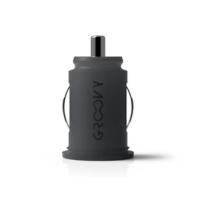 CARGADOR DE COCHE GROOVY 2 USB COLOR GRIS OSCURO