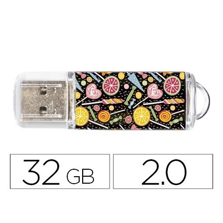 MEMORIA USB TECH ON TECH FLASH DRIVE 32 GB 2.0 CANDY POP