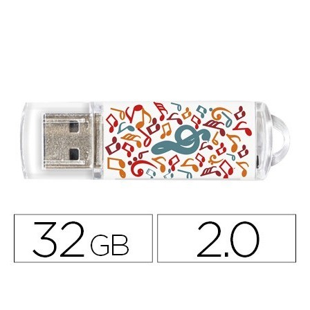 MEMORIA USB TECH ON TECH FLASH DRIVE 32 GB 2.0 MUSIC DREAM