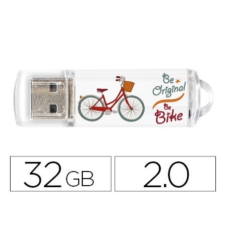 MEMORIA USB TECH ON TECH FLASH DRIVE 32 GB 2.0 BE BIKE