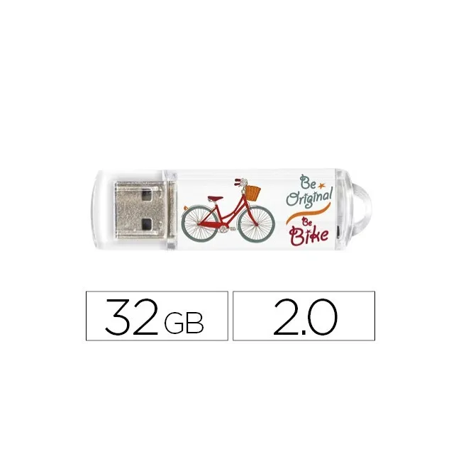 MEMORIA USB TECH ON TECH FLASH DRIVE 32 GB 2.0 BE BIKE