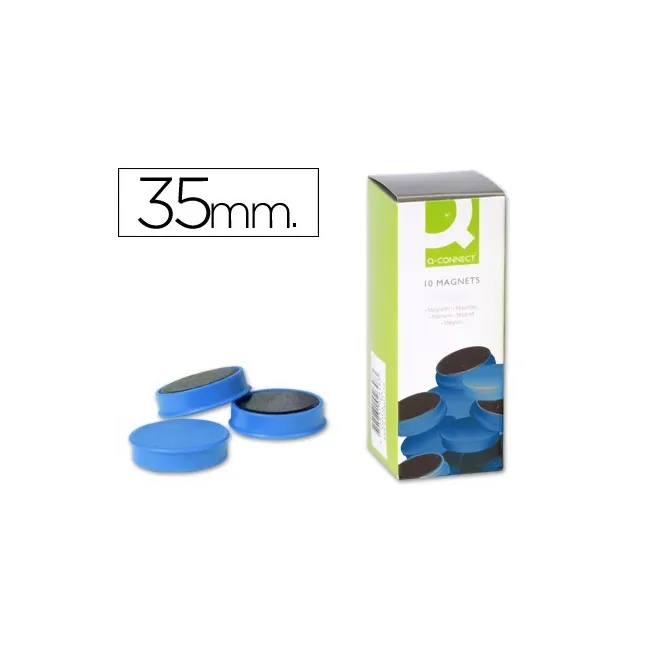 IMANES PARA SUJECION Q-CONNECT IDEAL PARA PIZARRAS MAGNETICAS35 MM ...