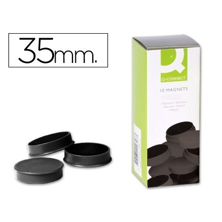 IMANES PARA SUJECION Q-CONNECT IDEAL PARA PIZARRAS MAGNETICAS35 MM ...