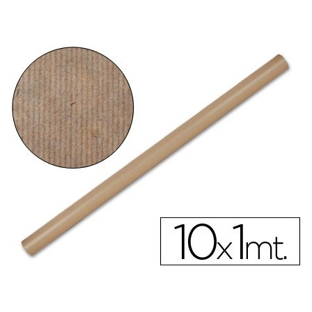 PAPEL KRAFT LIDERPAPEL MARRON -ROLLO 10X1 MT