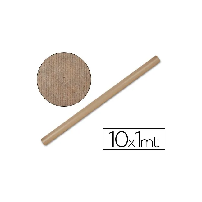 PAPEL KRAFT LIDERPAPEL MARRON -ROLLO 10X1 MT