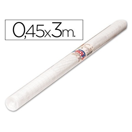 ROLLO ADHESIVO AIRONFIX TRANSPARENTE REMOVIBLE 69614 ROLLO 0,45 X 3MT