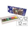 PINTURA OLEO ARTIST CAJA CARTON DE 12 COLORES SURTIDOS TUBO DE 12 ML