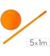 PAPEL KRAFT LIDERPAPEL NARANJA FUERTE ROLLO 5X1 MT
