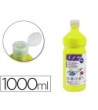 TEMPERA LIQUIDA LIDERPAPEL ESCOLAR 1000 ML AMARILLO LIMON