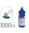 TEMPERA LIQUIDA LIDERPAPEL ESCOLAR 1000 ML AZUL MARINO
