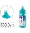 TEMPERA LIQUIDA LIDERPAPEL ESCOLAR 1000 ML TURQUESA