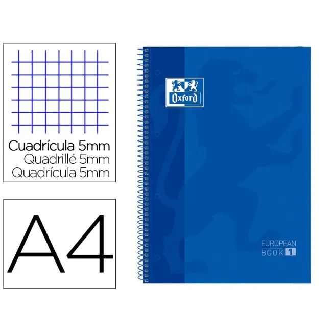 BLOC ESPIRAL OXFORD TAPA EXTRADURA MICROPERFORADO DIN A4 80 HOJAS C...