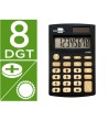CALCULADORA LIDERPAPEL BOLSILLO XF05 8 DIGITOS SOLAR Y PILAS COLOR ...