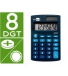CALCULADORA LIDERPAPEL BOLSILLO XF06 8 DIGITOS SOLAR Y PILAS COLOR ...